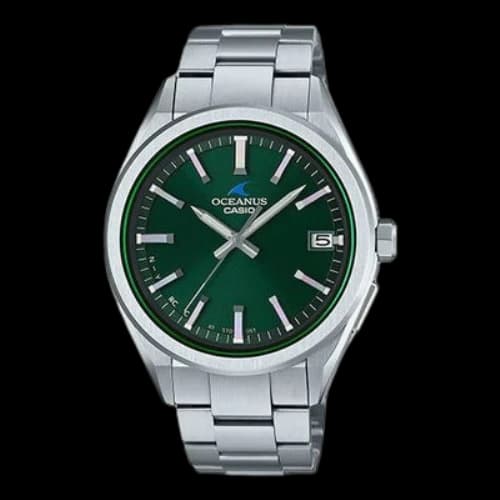 CASIO OCEANUS Waterproof Shockproof Sports Stainless Steel Strap Watch Mens