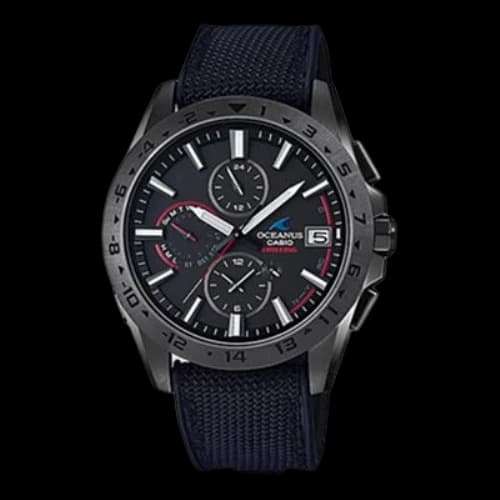 CASIO Waterproof Sports Quartz Solar Powered Mens Black Analog