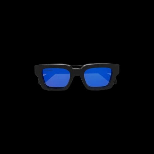 OFF-WHITE Virgil Rectangle Frame Sunglasses Black/White/Blue (OERI022S22PLA0011045)