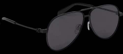 OFF-WHITE Ruston L Sunglasses Black (OERI122S24MET0011007)