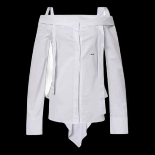 Off-White Long Sleeves White Shirt (Women's)