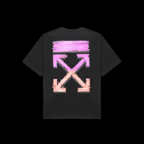 OFF-WHITE Marker Arrow T-shirt (SS26) Black/Pink