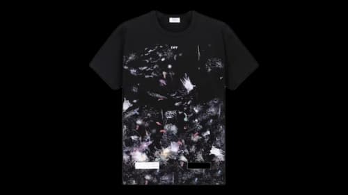 OFF-WHITE Galaxy Brushed T-shirt (SS26) Black/Blue