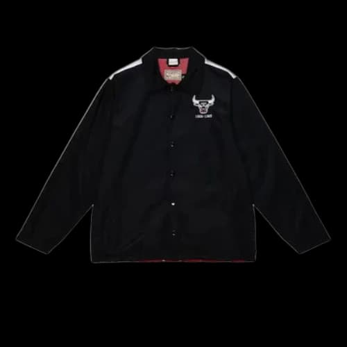 Mitchell & Ness x NBA Big Face 5.0 Coaches Full-Snap Jacket 'Chicago Bulls'