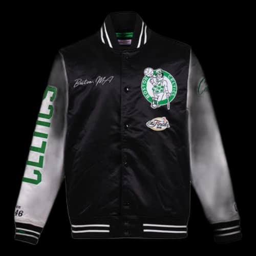 Mitchell & Ness x NBA Team Origins Varsity Satin Jacket 'Boston Celtics'