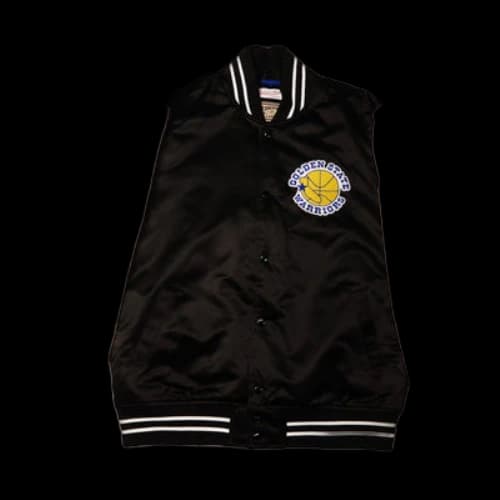Mitchell & Ness x NBA Team Origins Varsity Satin Jacket 'Golden State Warriors'