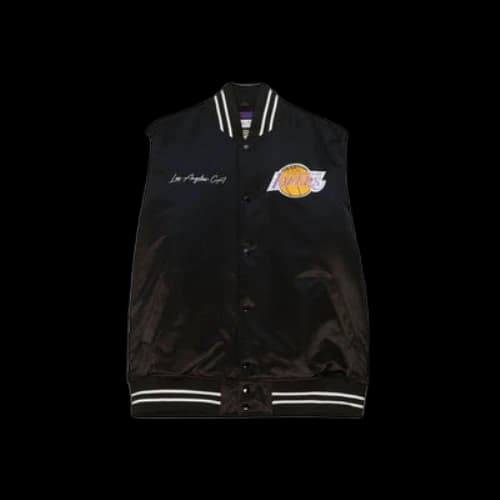 Mitchell & Ness x NBA Team Origins Varsity Satin Jacket 'Los Angeles Lakers'
