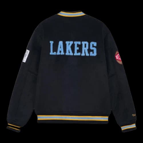 Mitchell & Ness x Nba Hardwood Classics Wool Varsity Jacket 'LA Lakers'