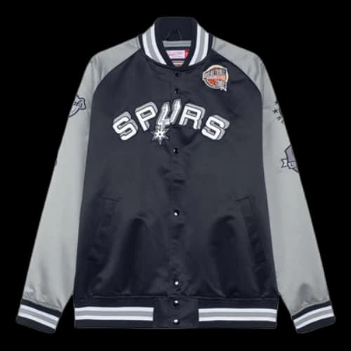 Mitchell & Ness x NBA Spurs Hof N&N Satin Jacket 'Tony Parker 9'