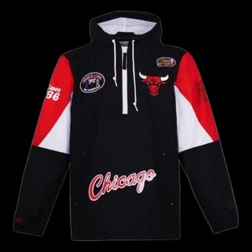 Mitchell & Ness x NBA Chicago Bulls Origins Pullover Hoodie 'Black'