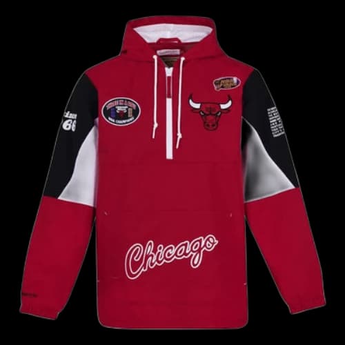 Mitchell & Ness x NBA Chicago Bulls Origins Pullove Hoodie 'Red'