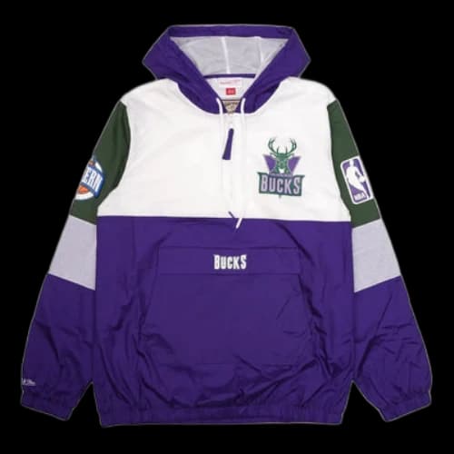 Mitchell & Ness x NBA Bucks Hwc Night Windbreaker Jacket 'Purple'