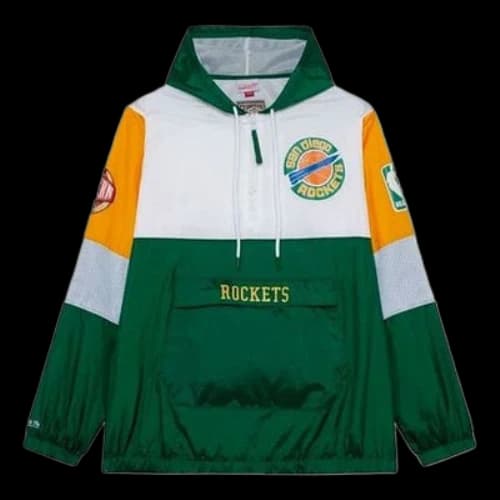 Mitchell & Ness x NBA Hardwood Classics Surprise Win Quarter-Zip Jacket 'Houston Rockets'