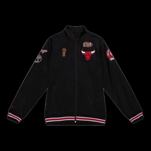 Mitchell & Ness x NBA Chicago Bulls Champ City Track Jacket 'Black'