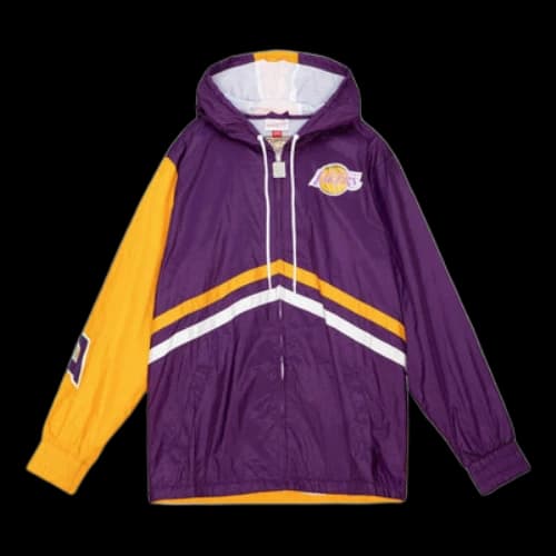 Mitchell & Ness x NBA Los Angeles Lakers Undeniable Full Zip Windbreaker Jacket 'Purple'