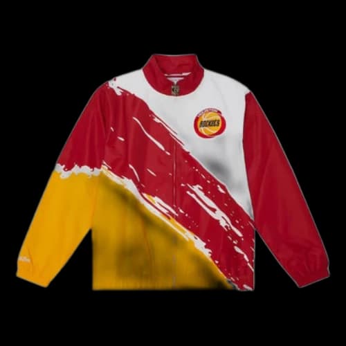 Mitchell & Ness x NBA Houston Rockets Full-Zip Windbreaker Jacket 'Red'