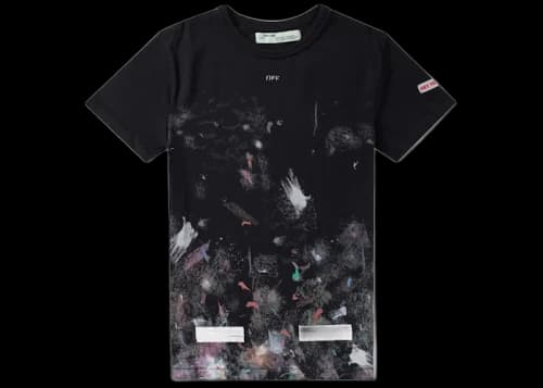 OFF-WHITE Galaxy Brushed T-shirt Black/Blue