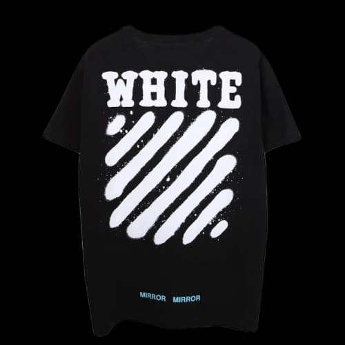 OFF-WHITE Diag Spray Tee Black