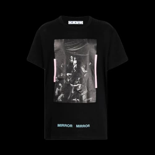 OFF-WHITE Caravaggio Paiting Tee Black