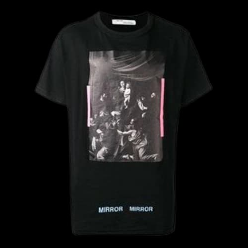 Off-White Black Printing Pattern Short Sleeve 'Black White'