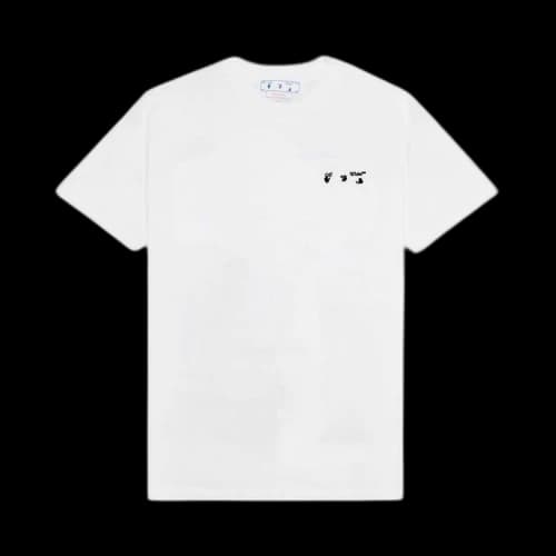 Off-White Logo Slim Short-Sleeve Tee 'White/Black'