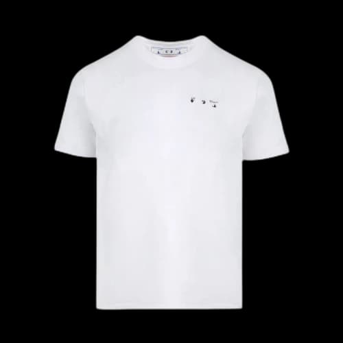 Off-White Caravaggio Paint Slim Tee 'White/Black'