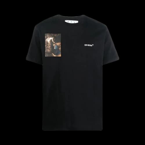 Off-White Caravaggio Lute Slim Short-Sleeve Tee 'Black/White'