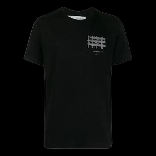 Off-White industrial Short Sleeve Mens Logo Normal Fit