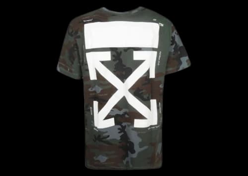 OFF-WHITE Camo Slim Fit T-Shirt Green Camo