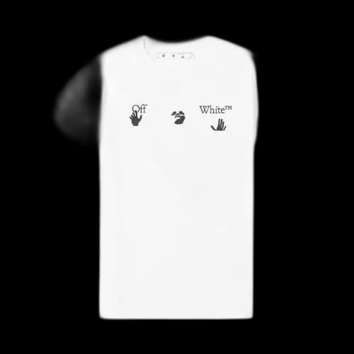 Off-White Big Logo Short-Sleeve Slim Tee 'White'