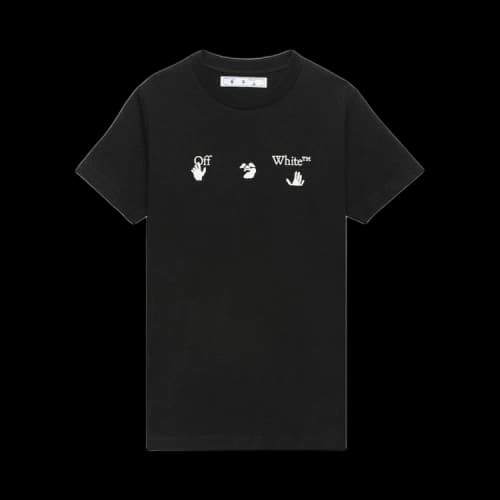 Off-White Big Logo Short-Sleeve Slim Tee 'Black/White'