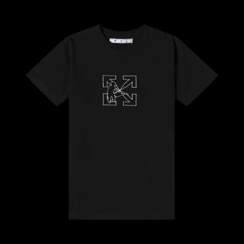 Off-White FW20 Worker Embroidered Short Sleeve