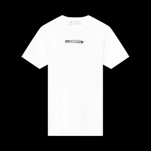 Off-White Back Printing Short Sleeve Ordinary Version White