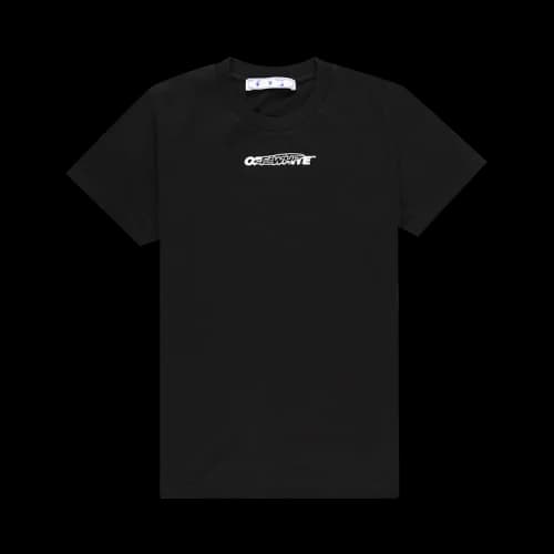 Off-White Back Printing Short Sleeve Ordinary Version Black