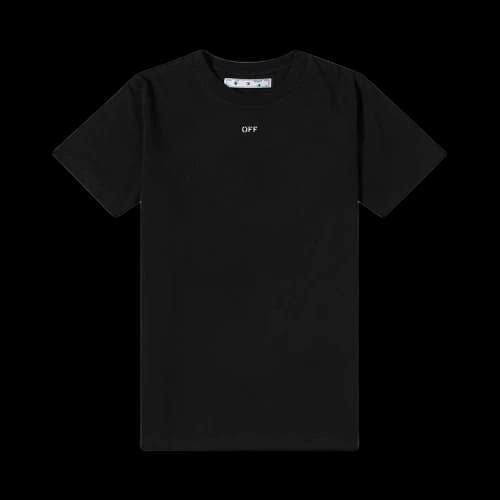 Off-White Stencil Short-Sleeve Slim Tee 'Black/White'