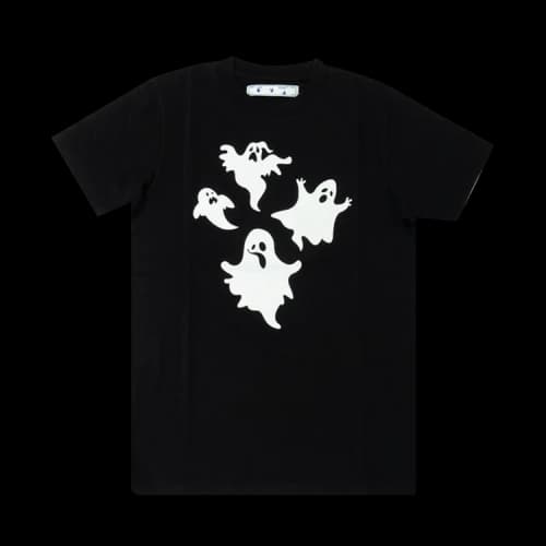 Off-White Pattern Printing Short Sleeve Black