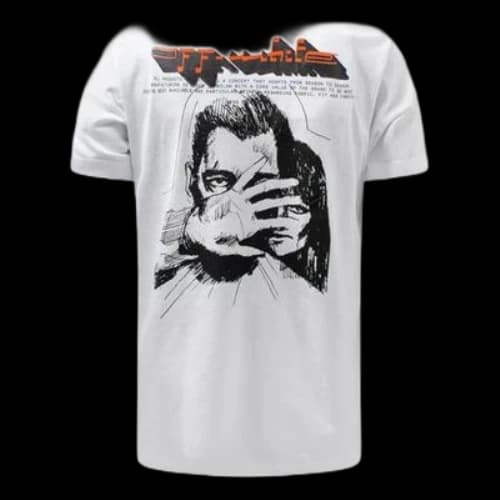 Off-White Logo Printing Short Sleeve White