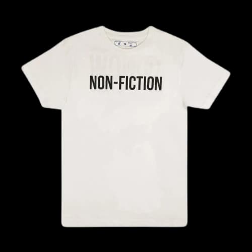 Off-White FW20 Non-Fiction Printed Men White