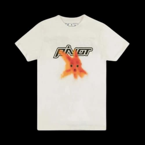 Off-White FW20 Pivot Goldfish Print Short Sleeve