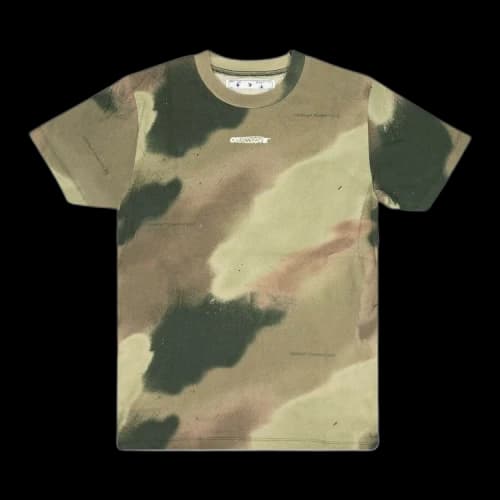 Off-White FW20 Arrows Logo Printed Men Green