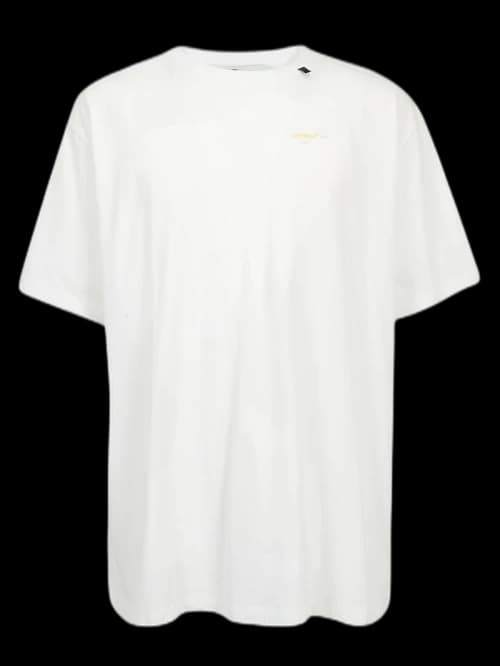 OFF-WHITE Slim Fit Acrylic Arrows S/S T-Shirt White/Yellow