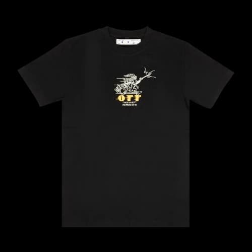 Off-White Free Wizard Short-Sleeve Slim Tee 'Black/Yellow'