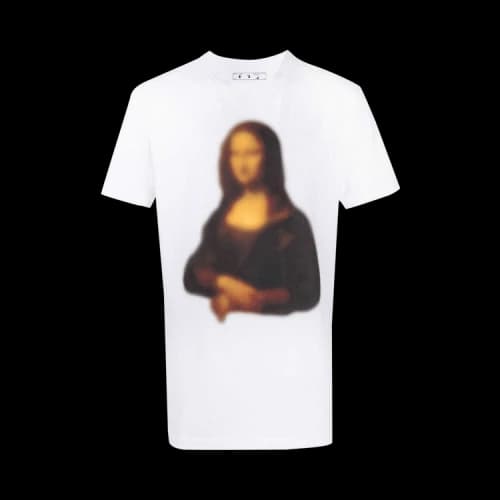 Off-White Blurred Monalisa Mens Logo