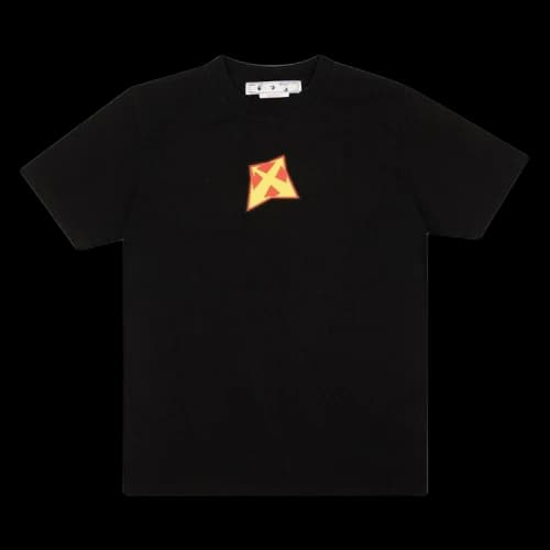 Off-White Thunder Slim Short-Sleeve Tee 'Black/Yellow'