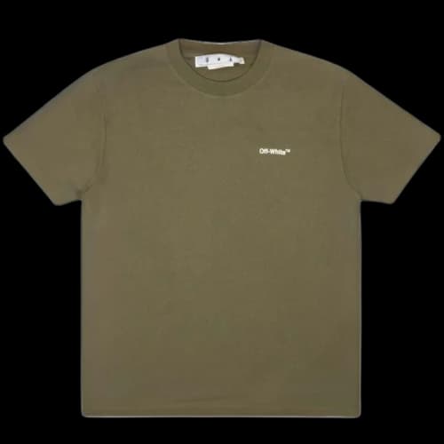 OFF-WHITE Bricks Slim S/S T-shirt Army Green