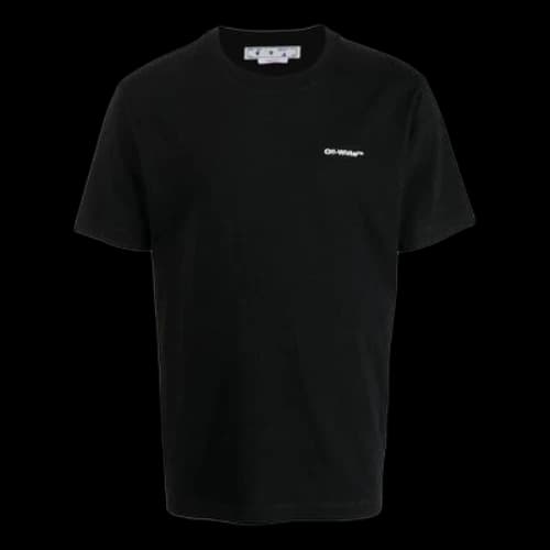 Off-White Cotton Tee 'Black'
