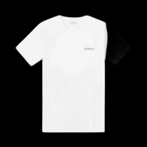 Off-White Scratch Arrow Slim Fit T-Shirt White