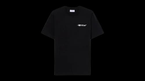 OFF-WHITE Ink Arrow Slim Logo Tee Black/White
