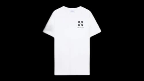 OFF-WHITE Small Arrow Slim Logo Tee White/Black