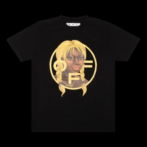 Off-White x Theophilus London Crossover Printing Casual Round Neck Short Sleeve Black